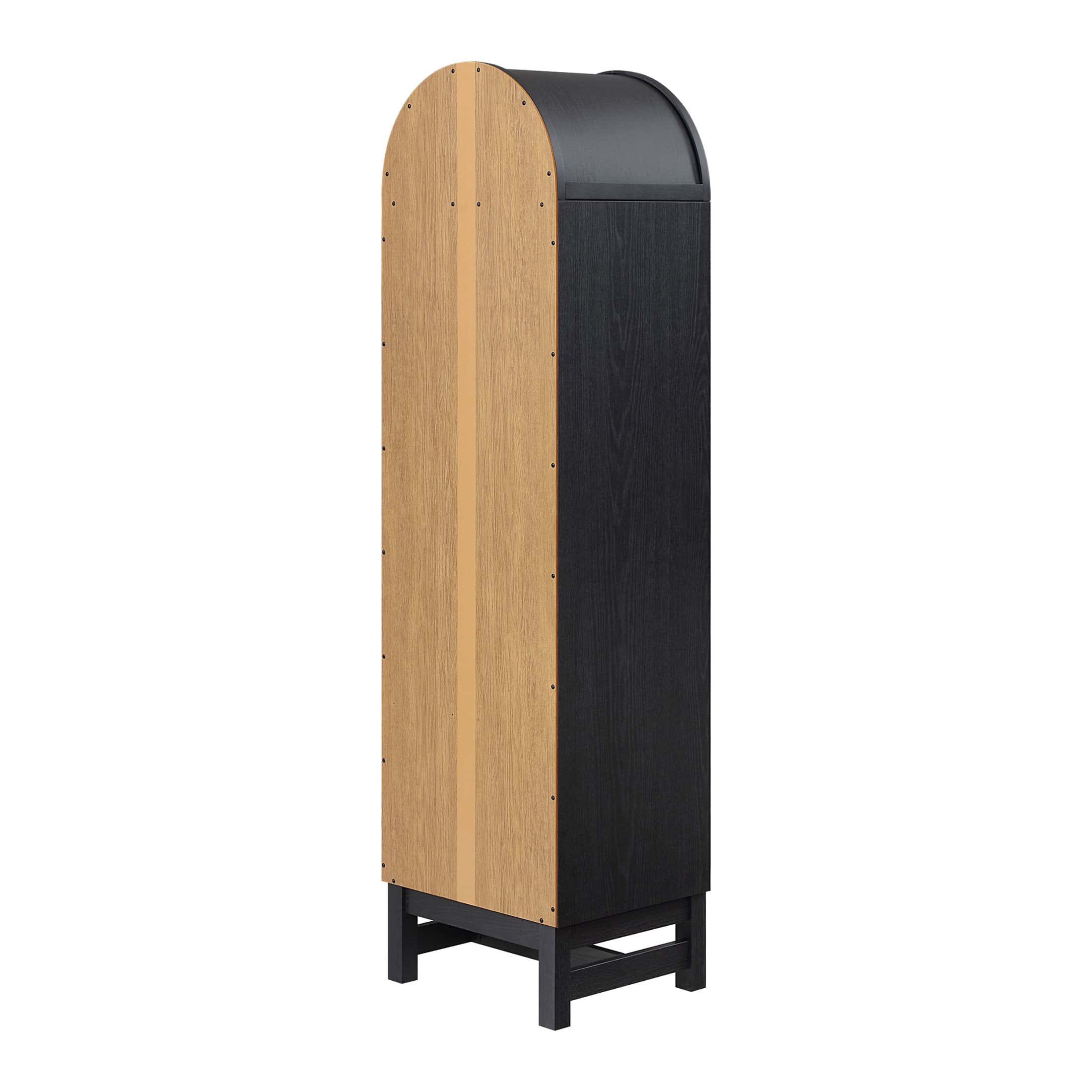 Better Homes & Gardens Juliet Narrow Arch Bookcase, Rich Black Finish