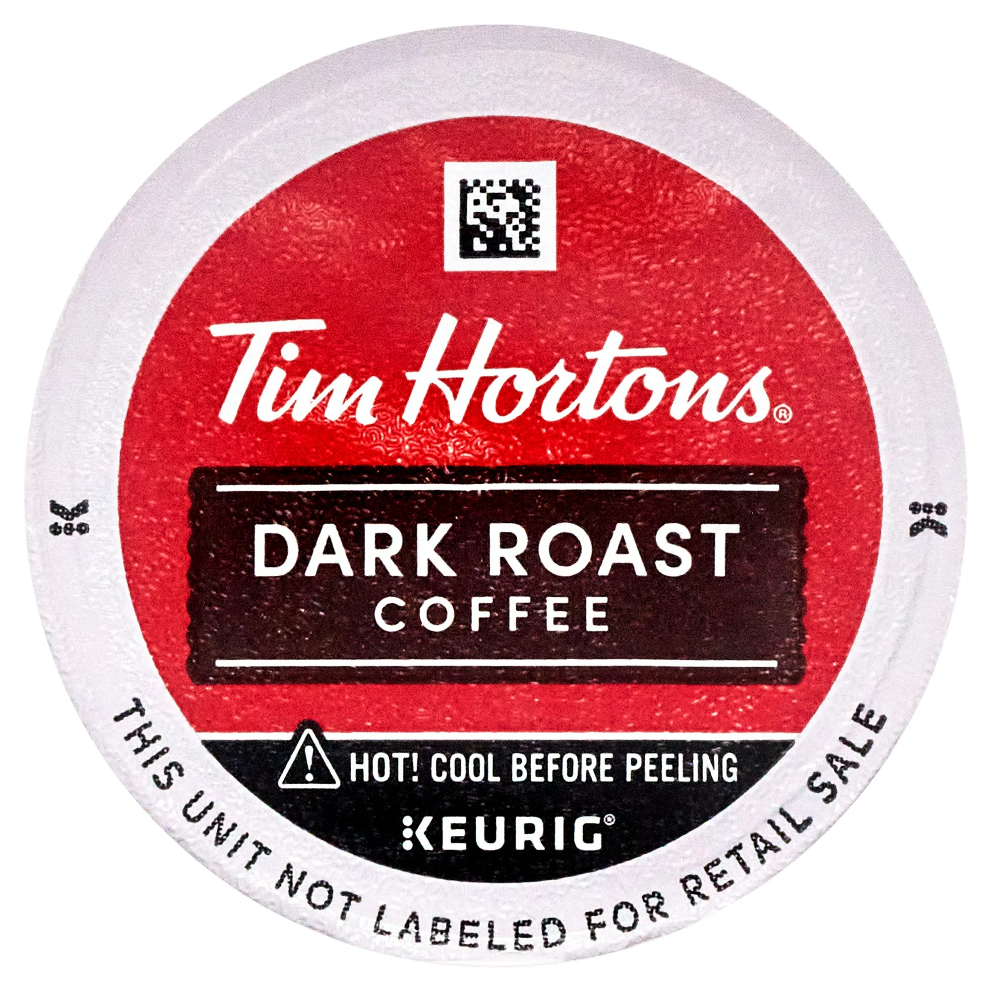 Tim Hortons Dark Roast K-Cup Coffee Pods for Keurig Brewers, Recyclable, 72 Ct