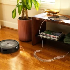 iRobot - Roomba j7+ (7550) Wi-Fi Connected Robot Vacuum with Automatic Dirt Disposal - Graphite
