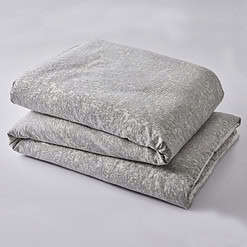 Better Homes & Gardens 3-Piece Silver Abstract Chenille Comforter Set, Full/Queen