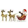 National Tree Company 33-in Santa Free Standing Decoration with White LED Lights