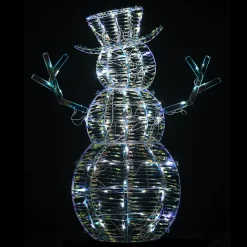 National Tree Company 48-in Snowman Free Standing Decoration with White LED Lights