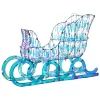 National Tree Company 26-in Sleigh Free Standing Decoration with White LED Lights