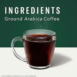 Starbucks Pike Place Roast K-Cups for Keurig, 1 Count (Pack of 72)
