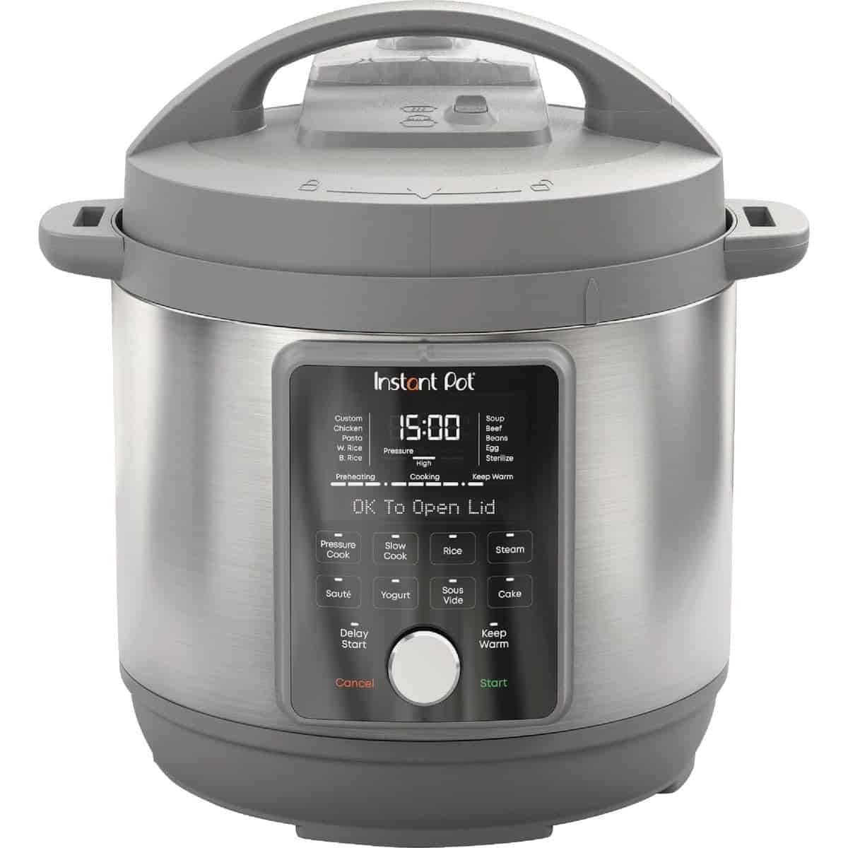 Instant Pot Duo Plus, 8-Quart Whisper Quiet 9-in-1 Electric Pressure Cooker, Slow Rice Cooker, Stainless Steel