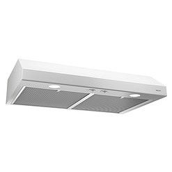 Broan-NuTone BCSD130WW Glacier 30-inch Under-Cabinet 4-Way Convertible Range Hood with 2-Speed Exhaust Fan and Light, White