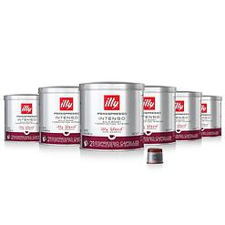 illy Coffee iperEspresso Capsules, Single-Serve Coffee Capsules & Pods, Intenso Dark Roast, Notes of Cocoa & Fruit, 21 Count, 6 Pack