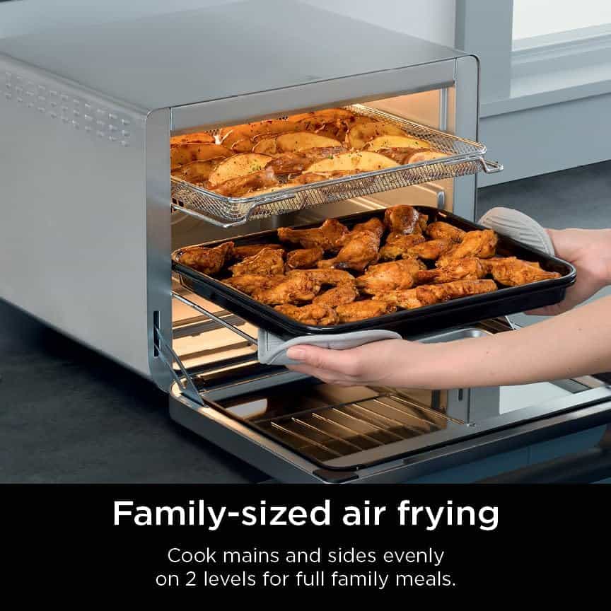 Ninja Prestige Smart XL 10-in-1 Air Fry Digital Countertop Convection Toaster Oven, Stainless Steel, DT501
