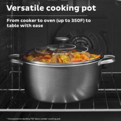 Instant Superior Cooker 7.5QT Slow Cooker and Multicooker, 4-in-1 Functions