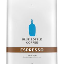 Blue Bottle Whole Bean Organic Coffee, Espresso, Dark Roast, 12 Ounce bag (Pack of 6)