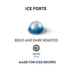 Nespresso Capsules Vertuo, Ice Forte, 30-Count Coffee Pods, Brews 7.8 oz.