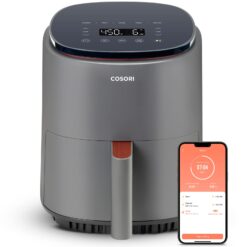 COSORI Air Fryer 4 Qt, 7 Cooking Functions Airfryer, Lite 4.0-Quart, Smart, Truffle Gray