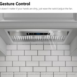 IKTCH 30 inch Built-in/Insert Range Hood 900 CFM, Ducted/Ductless Convertible Duct, Stainless Steel Kitchen Vent Hood