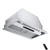 IKTCH 30 inch Built-in/Insert Range Hood 900 CFM, Ducted/Ductless Convertible Duct, Stainless Steel Kitchen Vent Hood
