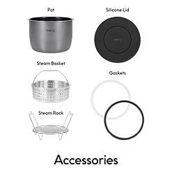 CHEF iQ Smart Pressure Cooker 10 Cooking Functions & 18 Features, Built-in Scale, 6 Qt
