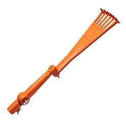 Mini Rake, Great for Removing Leaves and Branches from Roofs, gutters and Other Out-of-Reach Areas Where Debris accumulates