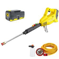 PowerSmart 40V Cordless Pressure Washer 1100 PSI with 4.0 Ah Battery and Charger Included, High Pressure for Car, Deck, Driveway