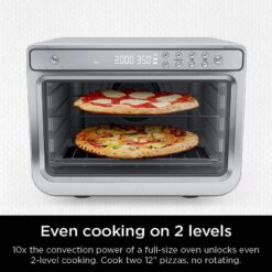 Ninja Prestige Smart XL 10-in-1 Air Fry Digital Countertop Convection Toaster Oven, Stainless Steel, DT501
