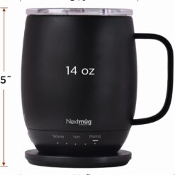 Nextmug Temperature Controlled, Self-Heating Coffee Mug (Almond 14 oz.)