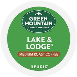 Green Mountain Coffee Roasters Lake and Lodge Blend Keurig Single-Serve K-Cup pods, Medium Roast Coffee, 96 Count