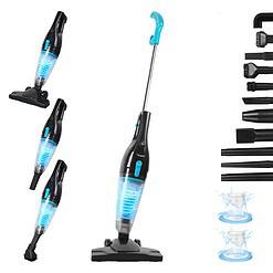 Intercleaner Corded Vacuum Cleaner, 15KPa Powerful Suction with 400W Motor, 12 in 1 Lightweight Bagless Stick Vac