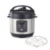 Proctor-Silex Simplicity 4-in-1 Electric Pressure Cooker, 3 Quart Multi-Function With Slow Cook, Steam, Sauté, Rice, Stainless Steel