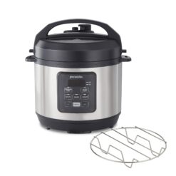 Proctor-Silex Simplicity 4-in-1 Electric Pressure Cooker, 3 Quart Multi-Function With Slow Cook, Steam, Sauté, Rice, Stainless Steel