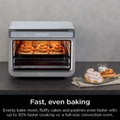 Ninja Prestige Smart XL 10-in-1 Air Fry Digital Countertop Convection Toaster Oven, Stainless Steel, DT501