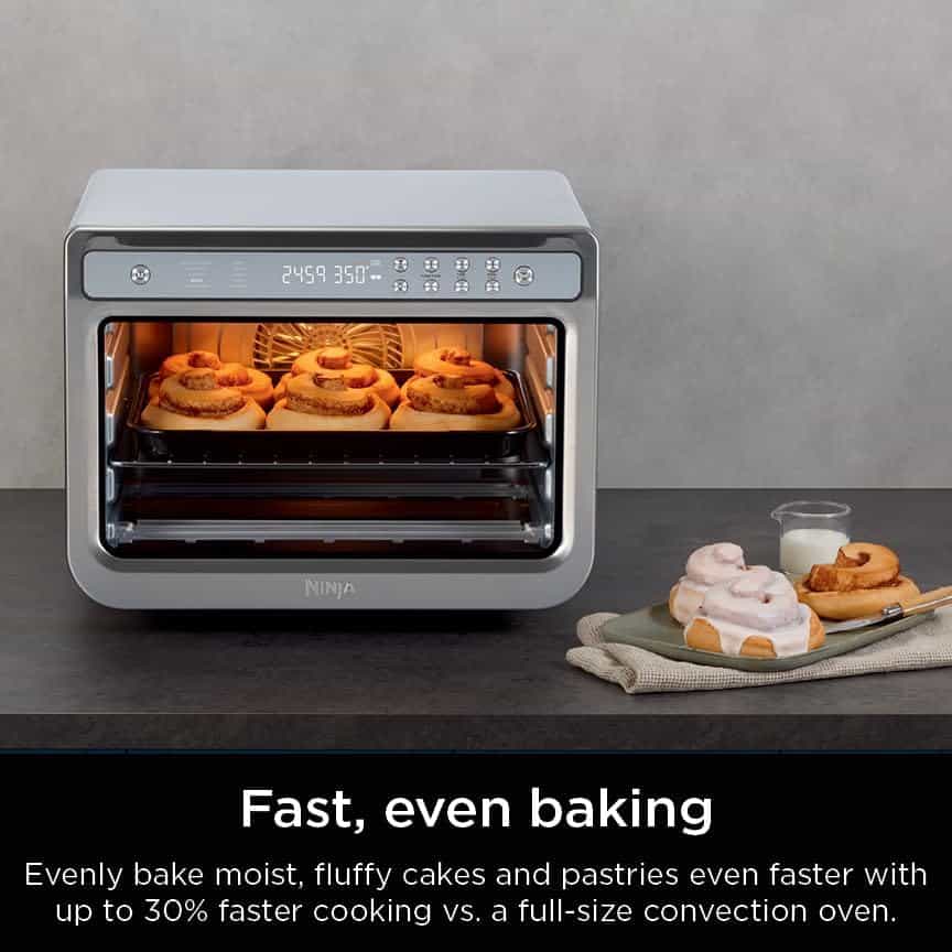 Ninja Prestige Smart XL 10-in-1 Air Fry Digital Countertop Convection Toaster Oven, Stainless Steel, DT501