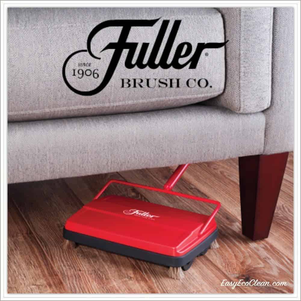 Fuller Brush 17052 Electrostatic Carpet & Floor Sweeper - 9" Cleaning Path - Lightweight, Red