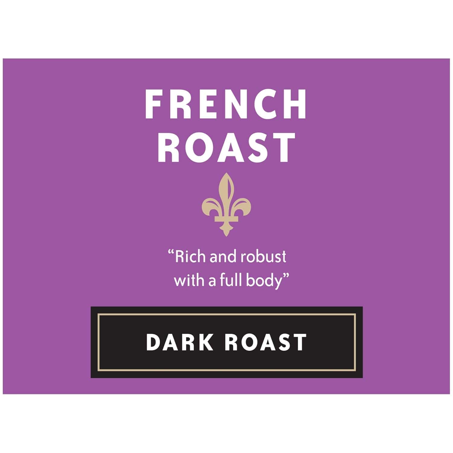 Community Coffee French Roast 96 Count Coffee Pods, Extra Dark Roast, Compatible with Keurig 2.0 K-Cup Brewers, 24 Count (Pack of 4)