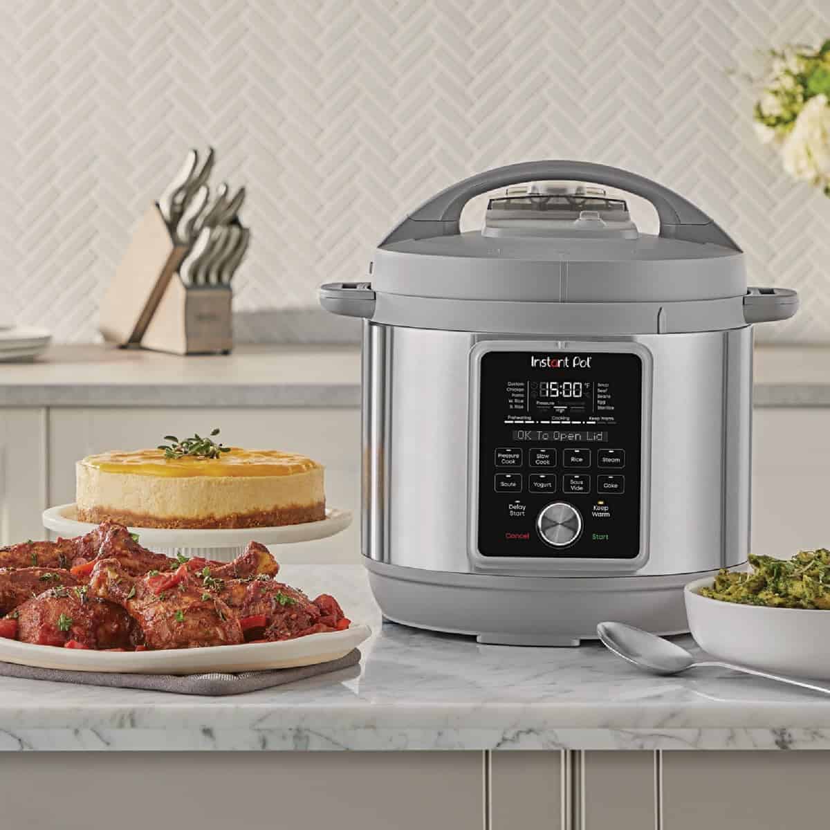 Instant Pot Duo Plus, 8-Quart Whisper Quiet 9-in-1 Electric Pressure Cooker, Slow Rice Cooker, Stainless Steel