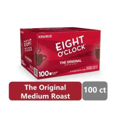 Eight O'Clock The Original Medium Roast K-Cup Coffee Pods, 100 Ct.