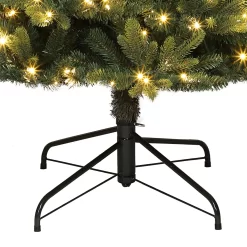 Holiday Living 7.5-ft Everett Fraser Fir Pre-lit LED Artificial Christmas Tree