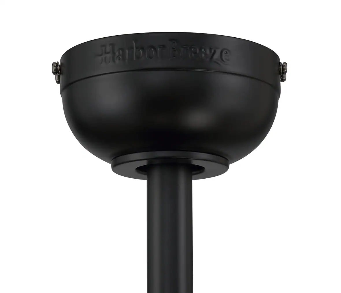 Harbor Breeze Bradbury 48-in Matte Black Ceiling Fan with Light and Remote (6-Blade)