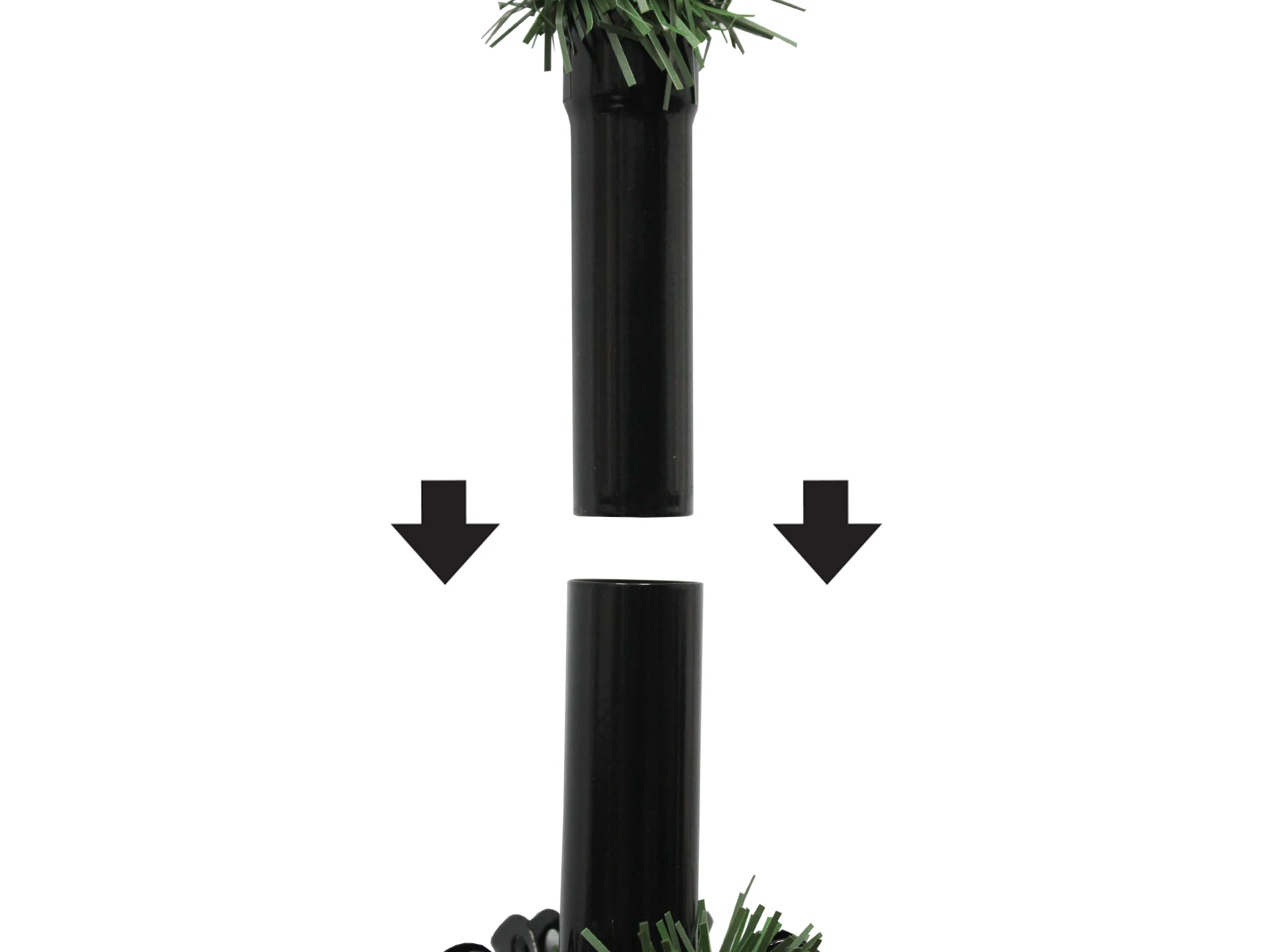 GE 7.5-ft Flocked Laurel Pine Pre-lit LED Artificial Christmas Tree