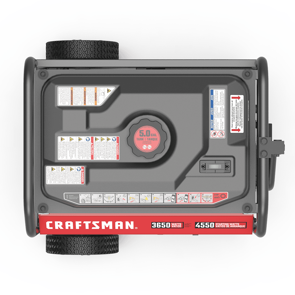 CRAFTSMAN 4500 / 3650-Watt Single Fuel (Gasoline) Portable Generator
