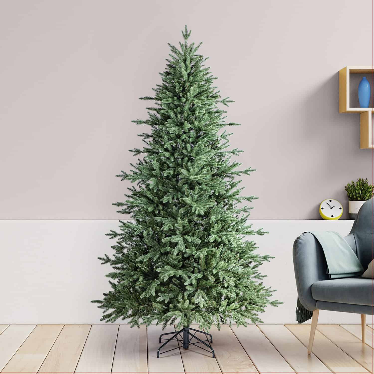 Holiday Living 7.5-ft Unlit Windsor Artificial Christmas Tree