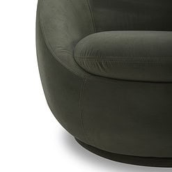 Better Homes & Gardens Mira Swivel Chair, Olive Velvet