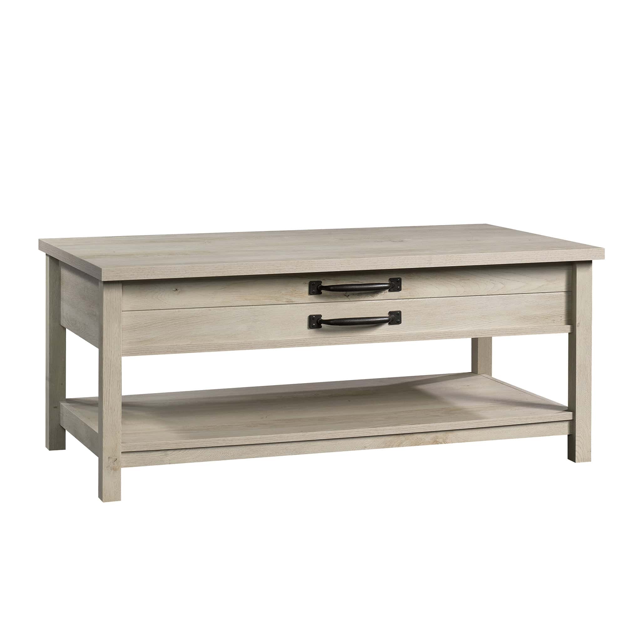 Better Homes & Gardens Modern Farmhouse Lift Top Coffee Table, Rustic White Finish