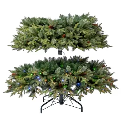 Holiday Living 9-ft Hayden Pine Pre-lit LED Artificial Christmas Tree