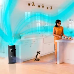 Shark - 3-in-1 Air Purifier, Heater & Fan with NanoSeal HEPA, Cleansense IQ, Odor Lock, for 500 Sq. Ft - Grey