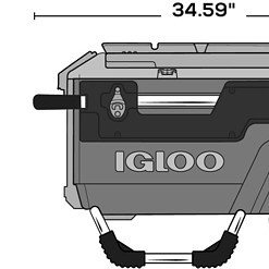 Igloo - Trailmate Journey 70 Quart Cooler - Olive