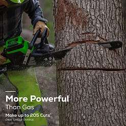Greenworks 80-volt 20-in Battery 4 Ah Chainsaw (Battery and Charger Included)