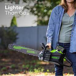 Greenworks 80-volt 20-in Battery 4 Ah Chainsaw (Battery and Charger Included)