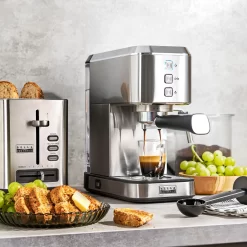Bella PRO - Slim Espresso Machine with 20 Bars of Pressure - Stainless Steel