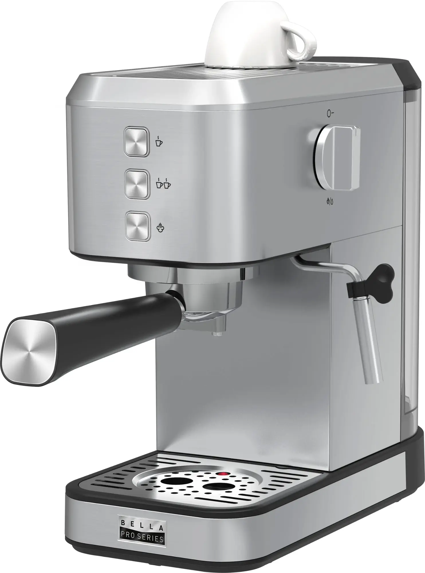 Bella PRO - Slim Espresso Machine with 20 Bars of Pressure - Stainless Steel