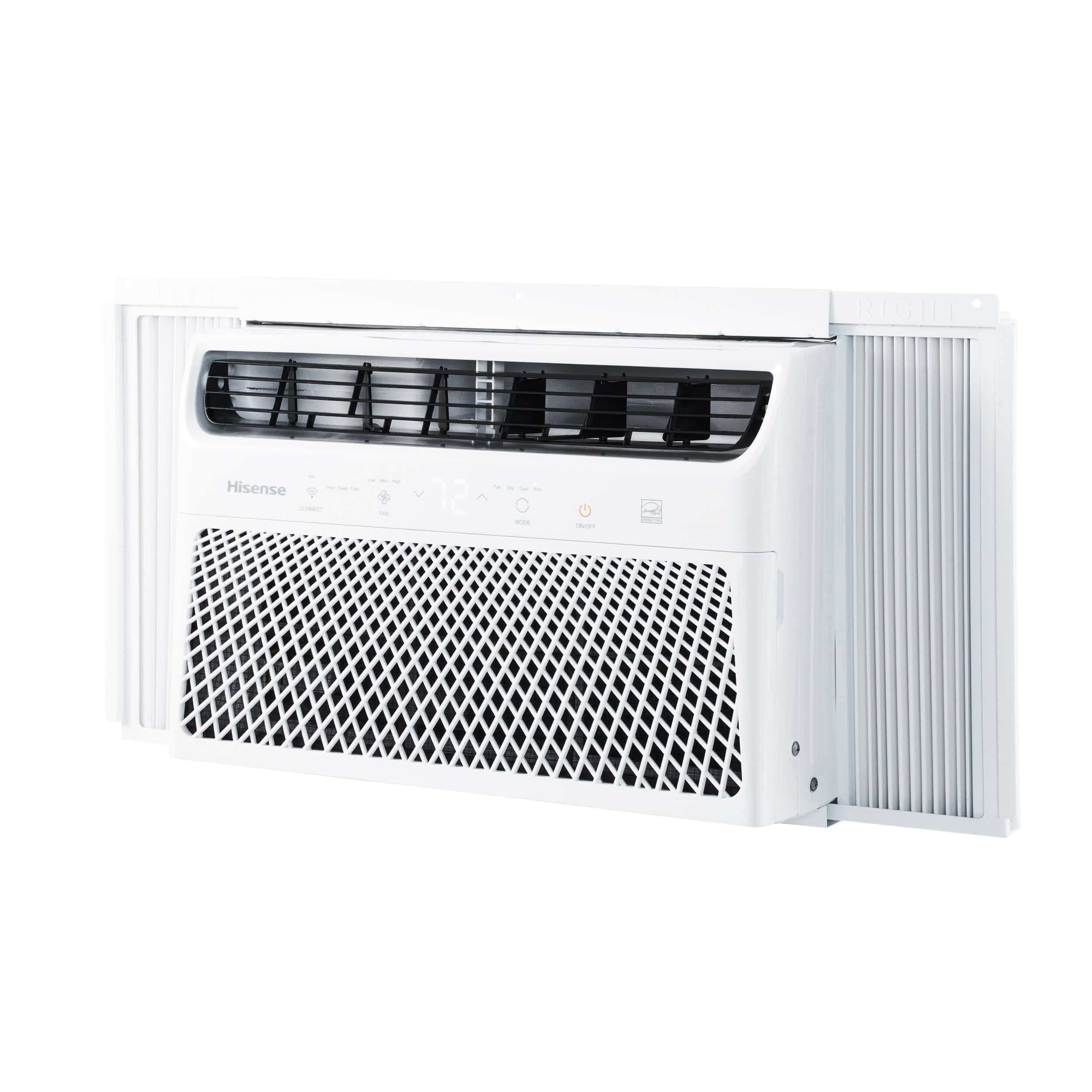 Hisense 350-sq ft Window Air Conditioner with Remote (115 Volts, 8000-BTU) Wi-Fi enabled