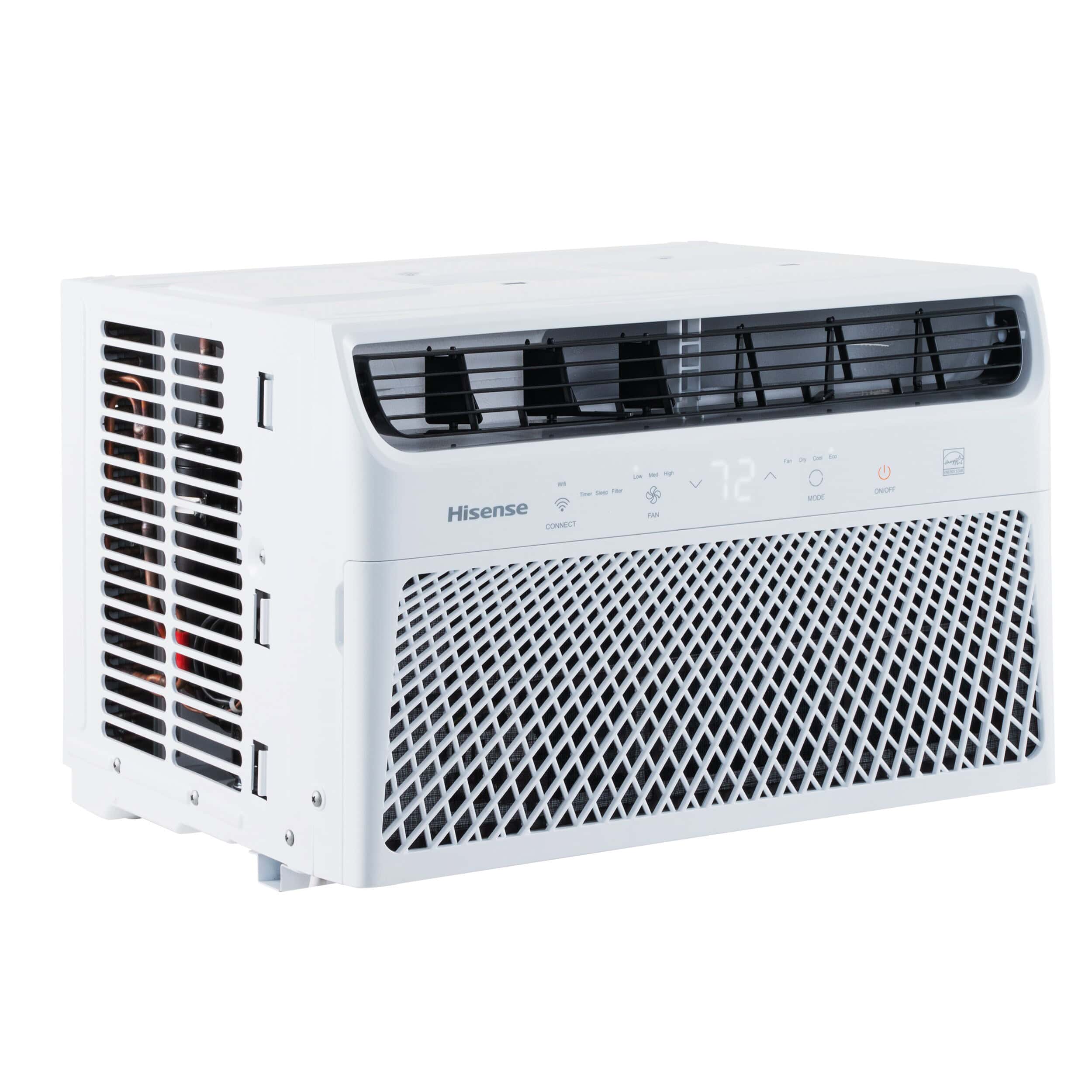Hisense 350-sq ft Window Air Conditioner with Remote (115 Volts, 8000-BTU) Wi-Fi enabled