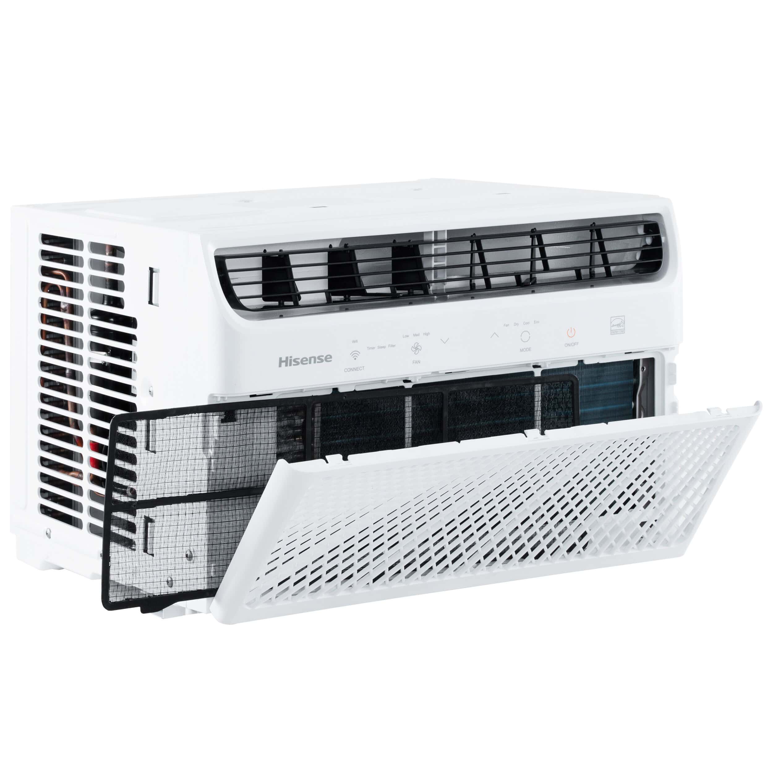 Hisense 350-sq ft Window Air Conditioner with Remote (115 Volts, 8000-BTU) Wi-Fi enabled